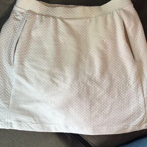 Tail White Textured Skort